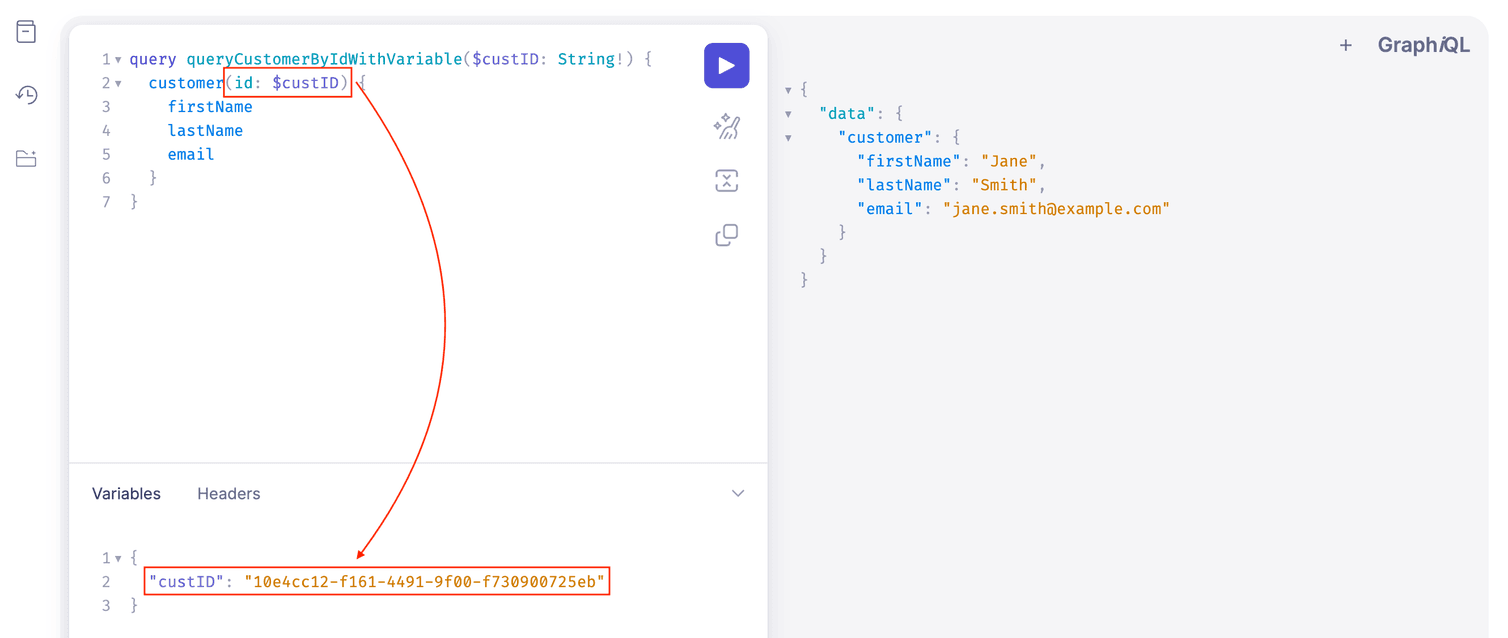 Query variable window