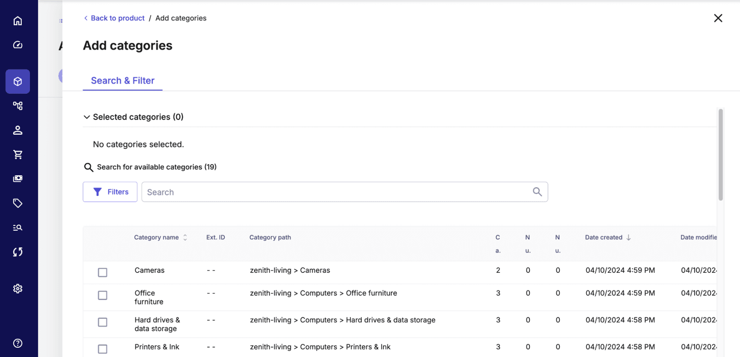 Recognizing which brand a Category belongs to by reading the Category path.