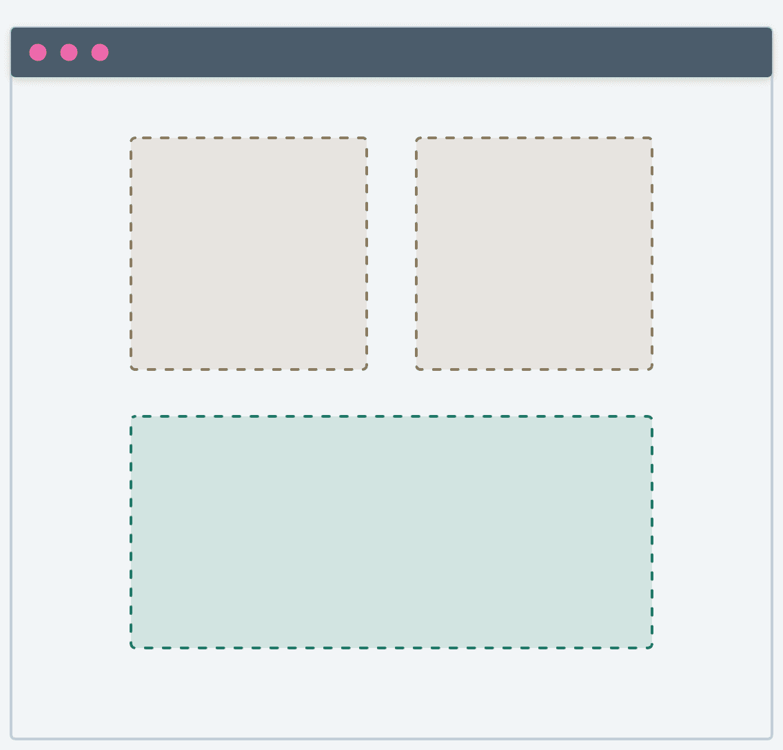 Layout combination wide (two columns: 1/1) + wide