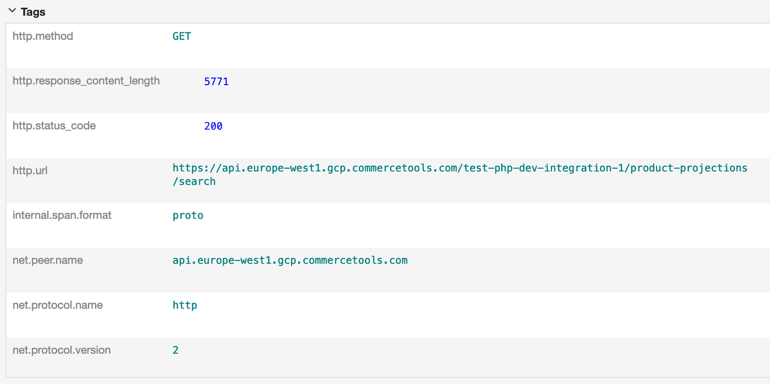 Trace tags in Jaegar
